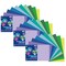 Construction Paper, Cool Assorted, 12&#x22; x 18&#x22;, 50 Sheets Per Pack, 3 Packs